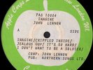 JOHN LENNON / THE BEATLES /IMAGINE UK LP/TEST PRESSING/1G M/STAMPS/PORKY/PECKO