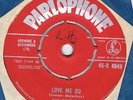 RARE-THE BEATLES-LOVE ME DO/P.S.I LOVE YOU-UK PARLOPHONE RED LABEL 1ST PRESS