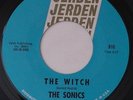 Garage THE SONICS The Witch/Like No Other Man HEAR BOTH Jerden 45