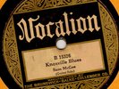 SAM McGEE - KNOXVILLE BLUES - VOCALION 15326