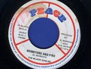 BLACK EAGLES-BRIMSTONE AND FIRE-SIXTY MINUTE MAN-PEACE-1974  REGGAE 45 7
