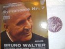 BRUNO WALTER Beethoven No.7 Orig. Holland PHILIPS HIFI-STEREO LP MINT-