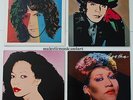 SET OF 4 ORIGINAL ANDY WARHOL ART COVERS & LP RECORDS 1ST EDITIONS N.MINT RARE
