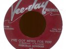 PRISCILLA BOWMAN I've Got News for You on Vee Jay New Breed R&B 45 Hear