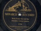 25r.  Dinwiddie Colored Quartet - We'll Anchor Bye and Bye - Victor Monarch 1726