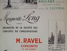 MARGUERITE LONG - CLUYTENS - TZIPINE / RAVEL - FAURE    / COLUMBIA FCX 169