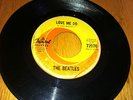 Beatles 45 Record Love Me do/ P.S. I Love You 72076 Capitol Swirl Canada
