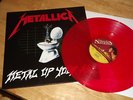 METALLICA - METAL UP YOUR ASS Red vinyl L.P megadeath motorhead slayer kiss