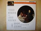 BRAHMS Sonata SCHUBERT Fantasie MENUHIN & KENTNER UK HMV ASD 475 White/gold 1.ed