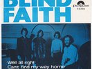BLIND FAITH Well All Right  Norway 45 psych prog NORWEGIAN Eric Clapton