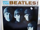 THE BEATLES MEET THE BEATLES  STEREO 1ST ISSUE NO CREDITS VG++ OVERALL HEAR IT