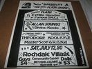 RARE ORIGINAL HIP HOP FLIER-THE GRANDMASTER FLASH SHOW 1980 BUDDY ESQ