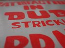??????SATISFACTION IN DUB STRICTLY YARD MUSIC SILKSCREEN JK OSSIE HIBBERT reggae
