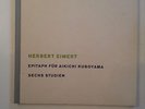 Herbert Eimert - Epitaph für Aikichi Kuboyama +1 Ger orig WERGO 1966 EX+
