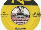 RALPH JEROME Rockhouse ROCKABILLY BOPPER 45 RPM RECORD LISTEN