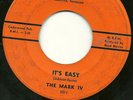 THE MARK IV 45RPM 60'S CHAMP IT'S EASY RARE NORTHERN SOUL STRONG VG+ VINYL