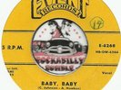 CURTIS JOHNSON Baby Baby ROCKABILLY BOPPER 45 RPM RECORD LISTEN