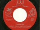 Rockabilly  45 - Monty Olive  JJ's 004 Mary Lee 'Hear