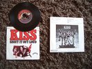 Kiss - Shout It Out Loud ... rare german single, round logo ...  & top