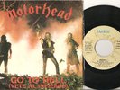 MOTORHEAD SINGLE VETE AL INFIERNO GO TO HELL SPANISH COVER 1982