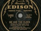 Me & the Clock & Tear Drops, Oreste & Queensland Orch Thin Edison 14009 78 rpm