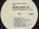 Very Rare Publisher's Songwriting Demo LP- Jackie DeShannon- Metric Music- HEAR