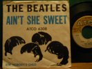Beatles  Ain't She Sweet   Rare Sleeve with 45 Vintage Record