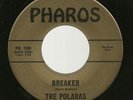 Garage Surf THE POLARAS Breaker / Cricket 45 PHAROS Instrumental NM