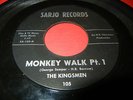 Soul R&B Instro 45 KINGSMEN Monkey Walk Parts 1&2 SARJO 105 HB Barnum/Semper VG+