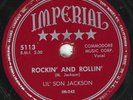 Hear Blues 78 rpm LIL' SON JACKSON Rockin' And Rollin' IMPERIAL 5113