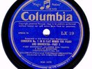 BLUE UK COLUMBIA SET: SOLOMON PLAYS TCHAIKOWSKY PIANO CONCERTO No. 1 (1930)