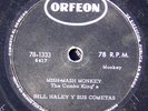 Rare Bill Haley 78rpm record from Mexico on Orfeon 