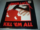 METALLICA 2 LP KILL 'EM ALL LIMITED EDITION 1983 ORIGINAL VERY RARE N MINT