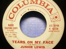 Junior Lewis - Tears On My Face - 1961 Northern Soul Promo 45