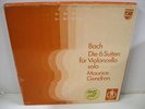 BACH 6 suites for solo cello 3x LP BOX SET maurice gendron PHILIPS holland