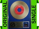 Judas Priest Painkiller goldene Schallplatte original Single gold record