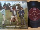 KINKS - tired of waiting for you - RARE 1965 SWEDEN pye NEP rarest  7