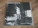 RORSCHACH -  Remain Sedate  VINYL LP