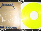 METALLICA LP - BANG A GONG LIVE BOOTLEG LP,LIVE IN BRADFORD 1988,YELLOW LP VINYL