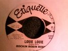 Rockin Robin Roberts  Louie Louie Promo etiquette #1     Rocker