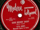 RARE ETTA JAMES R & BLUES 78  GOOD ROCKIN' DADDY /CRAZY FEELING MODERN 962 E-/V+