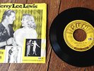Jerry Lee Lewis Sun Records 45 Great Balls of Fire #281 Vinyl, Picture Sleeve