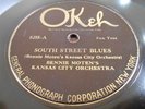 Bennie Moten's Kansas City Orch: US Okeh 8255: South Street Blues E+
