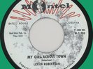 LESTER ROBERTSON My Girl Across Town 45rpm Montel 1959 NOLA rocker