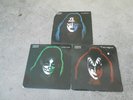 KISS-3 SOLO LP'S-VINYL-GENE SIMMONS-POSTER-ACE FREHLEY-PETER CRISS-RARE-OOP