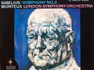 CLASSIC RECORDS LSC 2342 TEST PRESSING: Sibelius Symphony 2, MONTEUX - B2 OOP SS