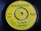 SUGAR SIMONE I WANT TO KNOW / IS IT BECAUSE  7in