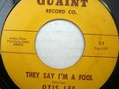 Rare Northern Soul 45   OTIS LEE 