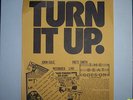 PATTI SMITH -TURN IT UP- JOHN CALE -BLUE MARBLE COLORED VINYL-WIZARDO RECORDS-VG