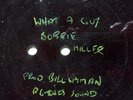 BOBBIE MILLER R G Jones/Oak 1965 one-sided acetate What A Guy Bill Wyman Stones